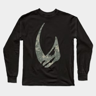 CAMOFLAUGE SKULL MUDHORN MANDO Long Sleeve T-Shirt